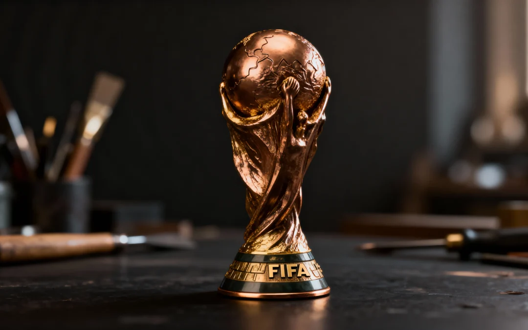 De qué está fabricada la Copa del Mundo: materiales, fabricantes y curiosidades